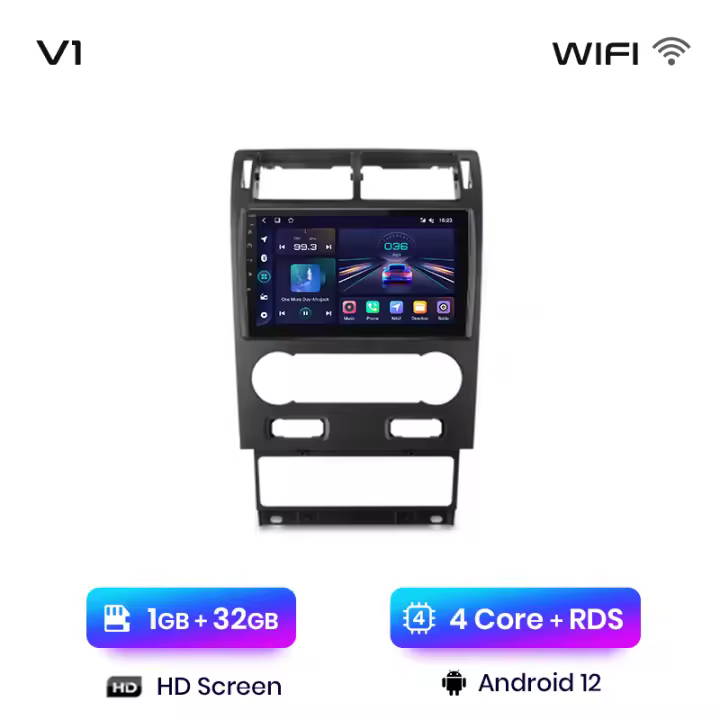 Junsun Android 13 inalámbrico CarPlay Android Auto Radio para Mondeo 3 2004 2005 2006 2007 coche Multimedia navegación GPS autorradio - 1
