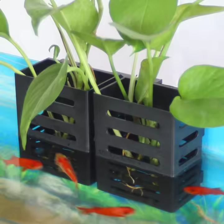 Estante Duradero Para Plantas De Hidrocultivo En Acuario Soporte Para Plantas Terrestres Y Decoración De Basin Para Acuarios - 1