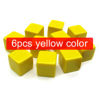 6/10pcs Dados Llenos De Acrílico De 16mm Superficies Llanas Escribibles Para Juegos De Mesa Interiores Propiedades De Juego Redondos Y Cuadrados Con Esquinas Redondeadas TMZ - details 11