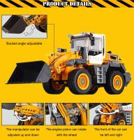 Bloques De Construcción Para Niños Camiones De Ingeniería Excavadora Bulldozer Grúa Vehículos Para Juegos Educativos De Ciudad Regalo Para Niños - details 8
