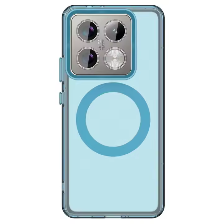 Funda Protectora Mate Transparente Para Xiaomi 14T Pro POCOX6 Pro Redmi 14C 13R Note 14 Pro plus 5G Compatible Con Magsafe Antichocolate Cubierta Trasera - 1
