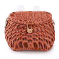 Cesta De Bicicleta Para Niños Accesorios De Bicicleta Hecha De Plástico Y Hilo Tela Adecuada Para Bicicletas Y Scooters Color Variado Tamaño Approx 18cm X 15cm X 13cm - details 17