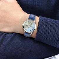 Reloj De Lujo De Cuarzo Con Dial De Acero Inoxidable Reloj Casual De Pulsera Material De Correa De Cuero Estilo Fashion & Casual - details 21
