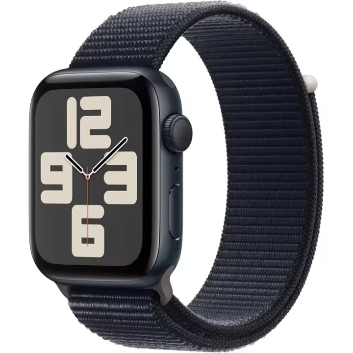 Apple Watch SE 2024 GPS 44 mm CA Midnight Correa deportiva de aluminio con tinta - 1