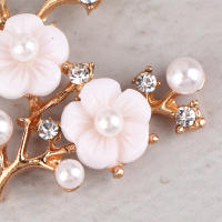 2Pcs Accesorios De Flor Y Ramas De Aleación Para Cabello Y Ropa DIY Antiguos Herramientas De Metal Velishy Origen China - details 4