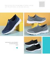 Zapatos De Vulcanización Para Hombre Zapatillas Transpirables Casual Antideslizantes Ligeros Tenis Masculino SLIP-ON Mesh - details 9