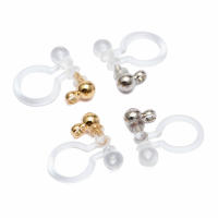 10pcs Convertidor De Clip Para Orejas En Acero Inoxidable Para Joyería Hecha a Medida No Perforada Accesorios De Componentes Para Joyería - details 0