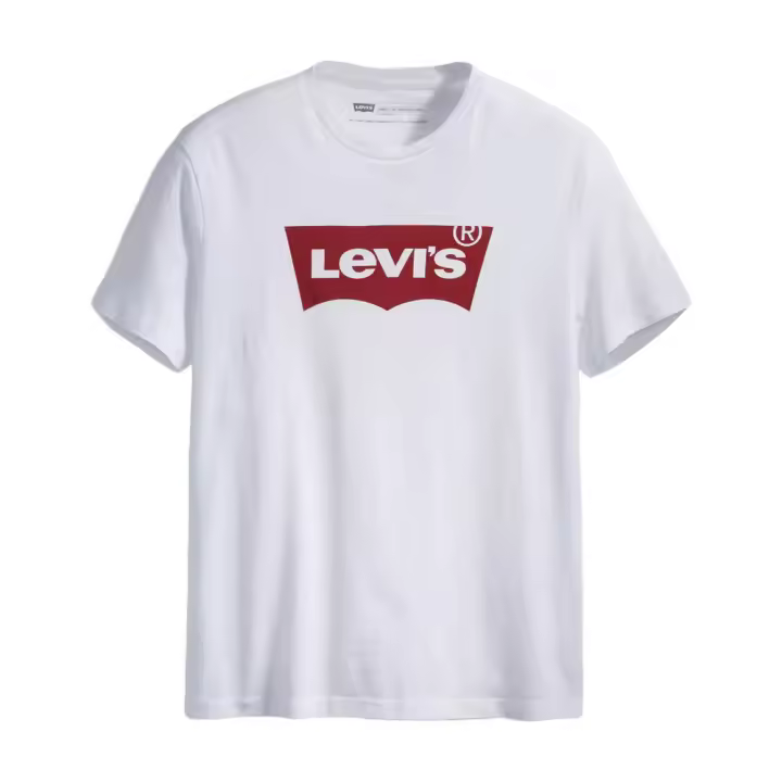 Camiseta Blanca Levis Estándar Housemark White Clásica y Cómoda - 1