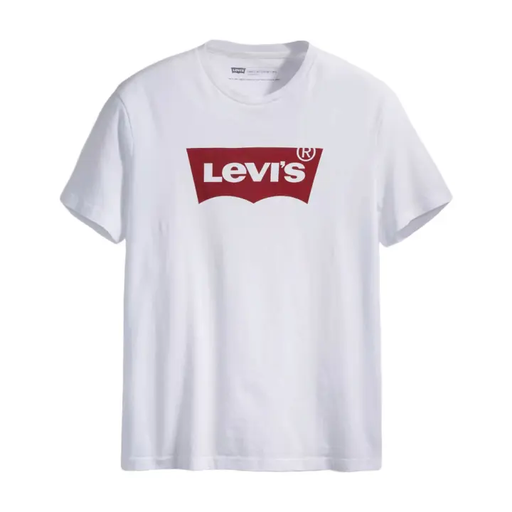 Camiseta Blanca Levis Estándar Housemark White Clásica y Cómoda - 1