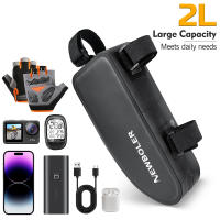 Bolsa De Bicicleta NEWBOLER Impermeable Para Ciclismo Capacidad Grande MTB Carretera Accesorios De Bicicleta Negro - details 3
