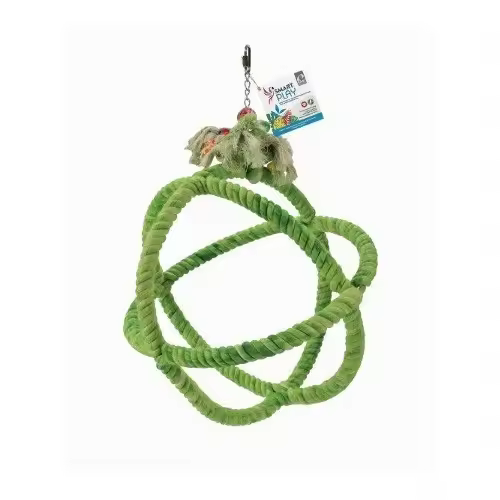 Hagen Tropican Mascotas - Juguete para Loros HAGEN SMART ÓRBITA Talla L - Enriquecimiento Ambiental para Aves - 1