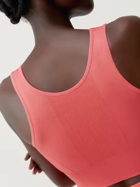 Born Living Yoga Top Urdhva Sunset Coral - 1