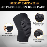 Pares De Protecciones Para Rodillas Y Codos Para Ciclismo Snowboard Patinaje En Ruedas Y Patinaje Al Patinaje Extreme Deporte Protección De Articulaciones Con Material De Poliéster - details 6