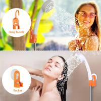 Kit de ducha exterior impermeable IP7 - 2 puestos, puerto de carga magnético, iluminación LED, manguera de 1,8 m - details 6