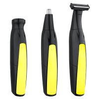 Afeitadora para hombres, recortadora de barba recargable, resistente al agua, máquina de afeitar profesional, afeitadora de láminas (negra) - details 3