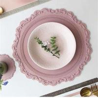 2pcs Tapetes De Silicona Con Encaje No Esmerilados Redondos Para Mesa Antideslizantes Decorativos Accesorios De Cocina - details 5
