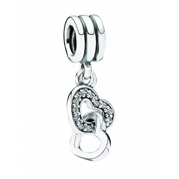 Charm colgante Pandora Corazones entrelazados - 1