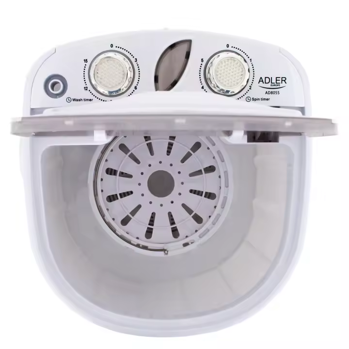 Adler ad 8055 lavadora carga superior 3 kg crema de color, blanco - 1