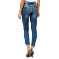 MET-Pantalon Tejano Largo con bajos con corte estrecho 10DB50282 para Mujer