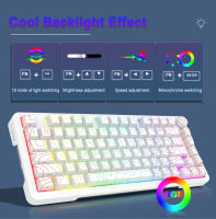 Teclado Mecánico De Juegos E-YOOSO Z82 RGB Con Bluetooth Y Cable 2.4G 3 Modos Para Computadora PC Portátil 82 Teclas USB - details 5