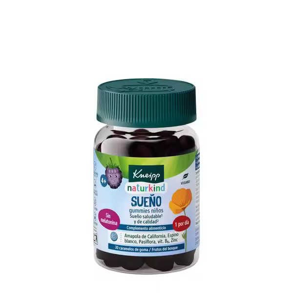 KNEIPP GUMMIES NIÑOS SUEÑO 30 CARAMELOS DE GOMA SABOR FRUTOS DEL BOSQUE - 1