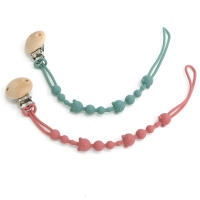 Clavija De Mordedor Para Bebé De Silicona Con Cadena Antipérdida Y Almohadilla Soothing Pacifier Anti-chain Para Carrito De Compras - details 10