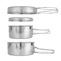 Juego De Cocina Para Camping Y Senderismo En Acero Inoxidable Resistente Al Agua Plegable Con Soporte Para Fogata Ideal Para Picnics - details 17
