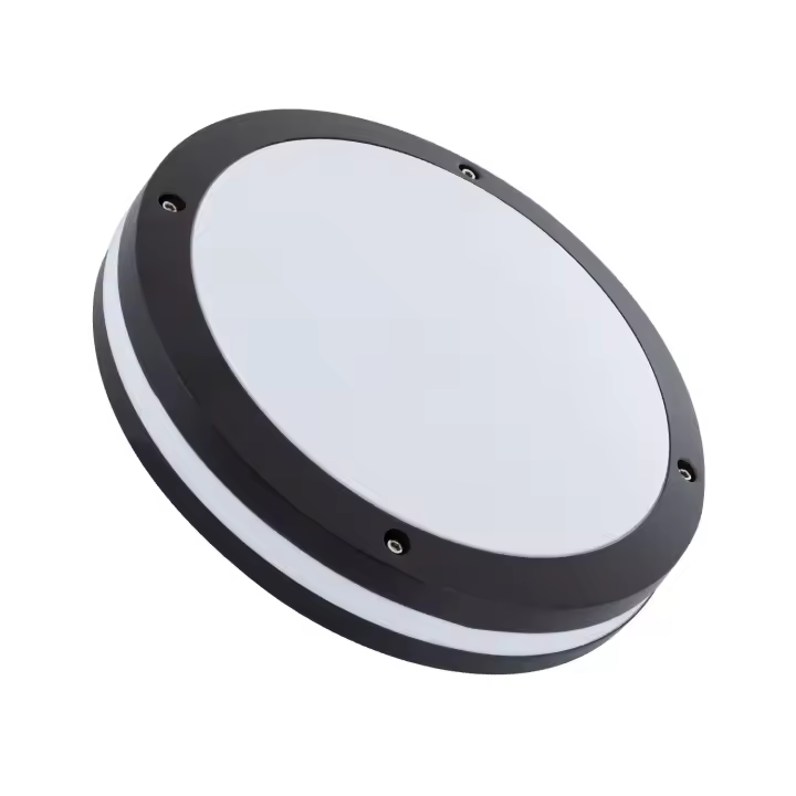 Ledkia Plafón Circular Aluminio para Exterior Ø300 mm IP54 Corso - 1