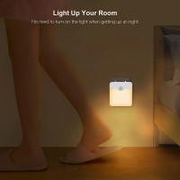 Lámpara Nocturna LED Con Sensor De Movimiento Luz Sin Cable Para Dormitorio Pasillo Iluminación Ajustable EU UK AU Enchufe - details 27