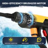 200Bar Pistola de agua de alta presión para lavado de coches, herramienta de riego de jardín para batería Makita de 18V, 3500W  Pistola eléctrica de lavado de automóviles de alta presión - details 1