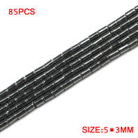 JHNBY Cuentas De Hierro Negro Hematita Naturales 1-8mm Para Fabricación De Joyas Pulsera Y Collar DIY 15.5'' Forma Redonda - details 6