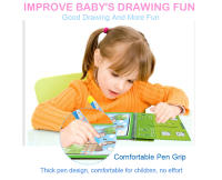 Libro De Dibujo Con Agua Mágica Y Lápiz De Colores Juguete Educativo Para Niños Regalo De Cumpleaños Tablero De Dibujo Y Pintura Temprana 8 Tipos - details 5