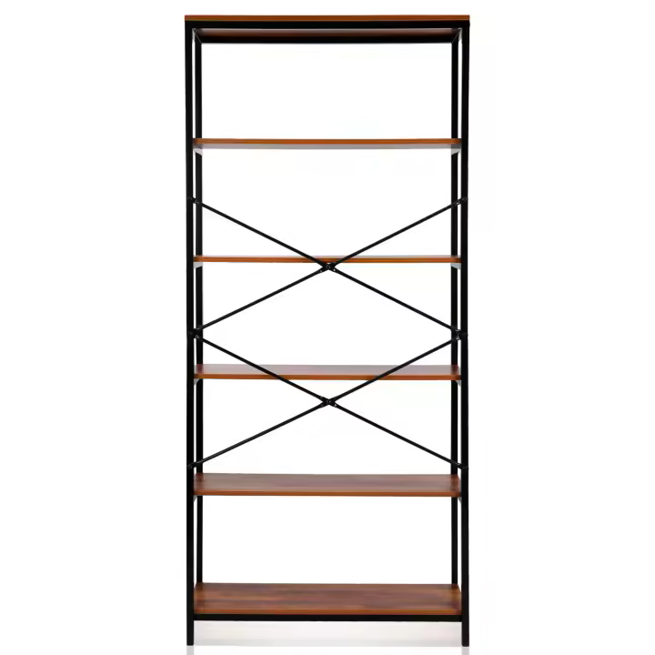 Estantería industrial Nyana Home | Diseño moderno y resistente | 5 baldas amplias | Optimización de espacio | Estilo versátil y decorativo | Medidas: 80x180x30 cm - 1