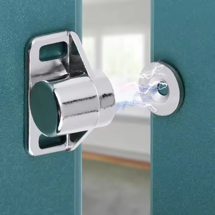 Cerradura Magnética Para Armario Ultra Delgada Cerrador De Puertas Accesorios De Hardware Para Muebles De La Casa - 1