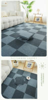Alfombra cuadrada de empalme de adsorción estilo MUJI popular para dormitorio, lavable, antideslizante, autoadhesiva, de color sólido. - details 2