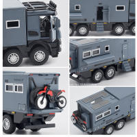 Modelo De RV De Off-road Nomadismo 1/24 Juguete De Coche a Escala Con Luz Y Sonido Material De Cuerpo De Aleación Y Neumáticos De Goma Regalo De Cumpleaños Para Niños - details 8