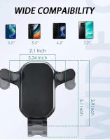 Soporte De Teléfono Para Coche Con Bloqueo De Gravedad Y Ajuste Flexible De 360 Grados Soporte Universal Para Automóvil Para Teléfonos Móviles De 4 a 7 Pulgadas - details 10