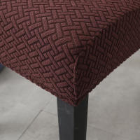 Funda De Silla De Comedor Elástica Gruesa Y Elegante Para Cocina Hotel Boda Banquete Cubierta De Silla Moderna En Tela Spandex/Poliéster - details 8