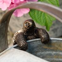 Estatua De Tortuga De Resina Rustica Plantador Colgante Para Jardín Decoración De Maceta Para Flores Y Bonsái Creativa - details 4