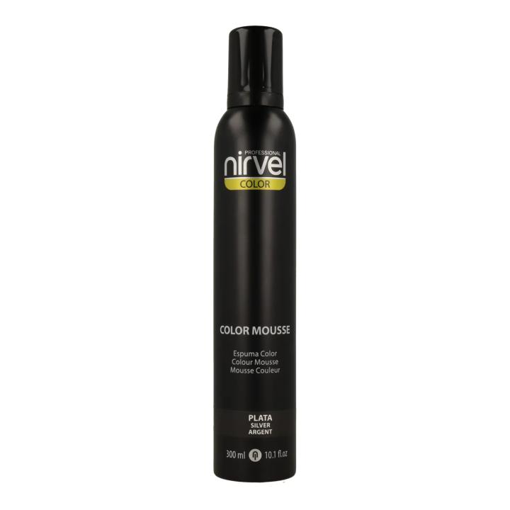 Nirvel silver mousse color 300 ml, color and fixation. Beauty and care for your hair and skin with nirvel.