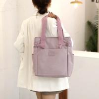 Mochila De Lona Para Mujer Estilo Coreano Un Hombro Moda Literatura Y Arte Para Estudiantes De Colegio Y Clase Mochila De Tela Suave Con Cierre De Cremallera - details 9