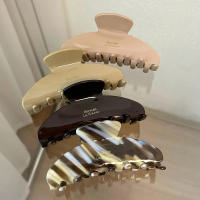Pinza De Mangle Elegante Francesa Para Mujer Y Niñas Accesorios De Pelo De Moda Grande De Acrílico Decorativos Para Todas Las Estaciones - details 4