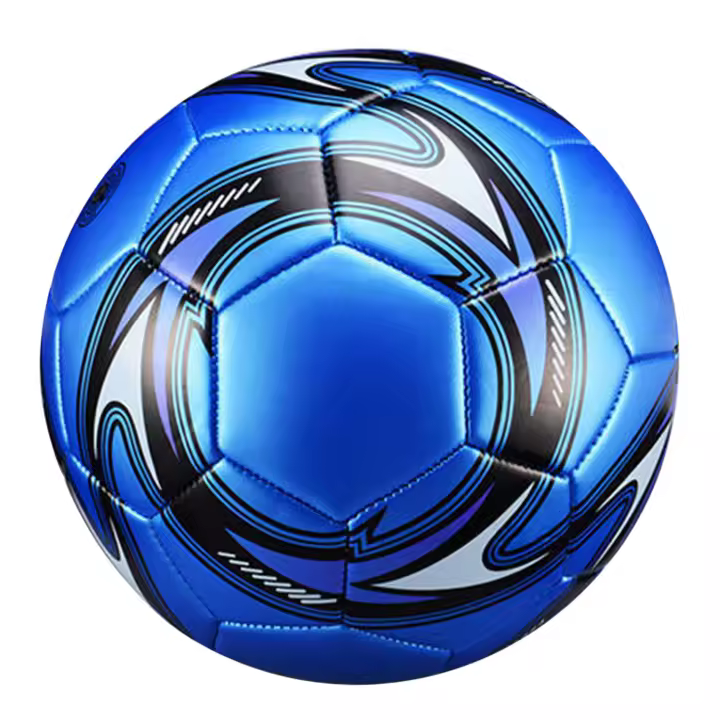 Balón de fútbol profesional, balón oficial de entrenamiento, competición al aire libre, color azul, talla 5 - 1