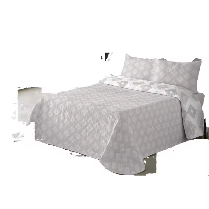 COLCHA BOUTI REVERSIBLE DE MODA HOGAR DISEÑO ROMBOS - 1