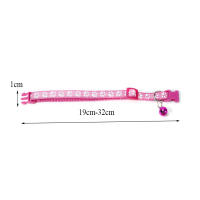 Collar De Campana Para Gatos Y Perros Con Impresión De Colores Variados Suministro De Mascotas Popular Collar De Bola Para Gatos Y Perros - details 16