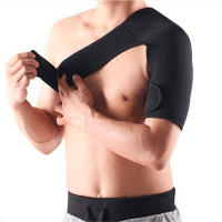 SPOSAFE Soporte De Hombro Ajustable Para Gimnasio Deporte Cuidado Solapa De Espalda Protector De Malla Negra Para Hombres Y Mujeres - details 4