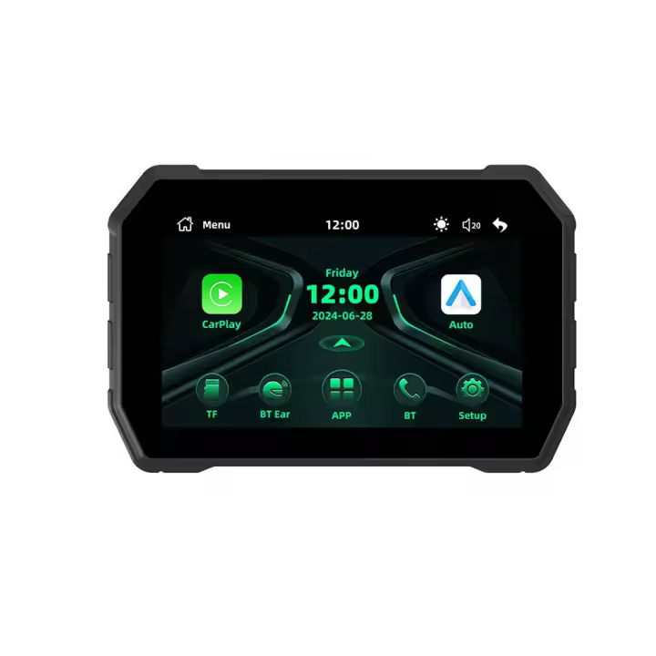EKIY Navegación GPS Para Motocicleta 5 Pulgadas Pantalla Portátil Con Carplay Y Android Auto Diseño Nuevo MOTO Display - 1