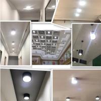 Lámpara De Techo LED Downlight E27-spotlight De Aluminio Para Cocina Sala De Estar Tienda Luz Blanca Neutra Montaje En Superficie - details 4