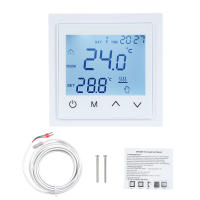 Termostato Inteligente De Pantalla Digital LED Táctil Control De Temperatura Para Calentamiento Por Piso 16A Sensor NTC 85-265V - details 9