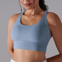 Sujetador Deportivo Para Mujer Alta Soporte Impacto Yoga Running Quick Dry Top Deporte Gimnasio Padded Bralette Sexy - details 25